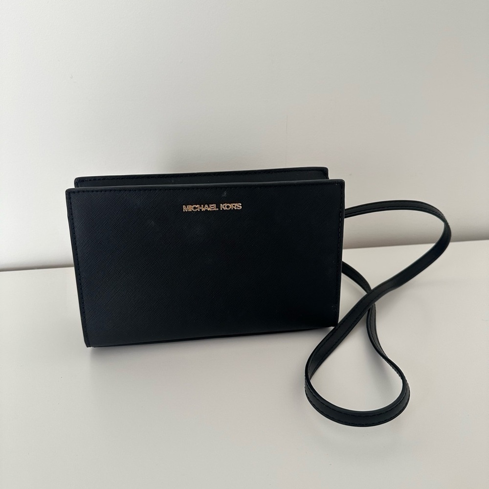 Michael Kors Sleek Black Bag